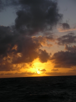 Picture Marquesas Pacific sunset 3