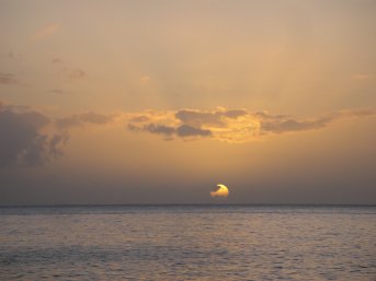 Picture St Lucia Sunset 1